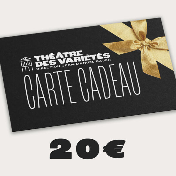 CHÈQUE CADEAU DE 20€