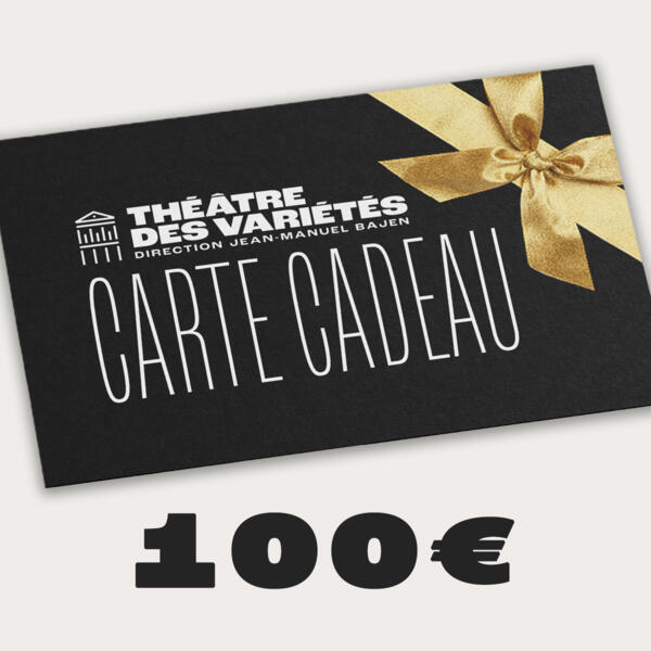 CHÈQUE CADEAU DE 100€
